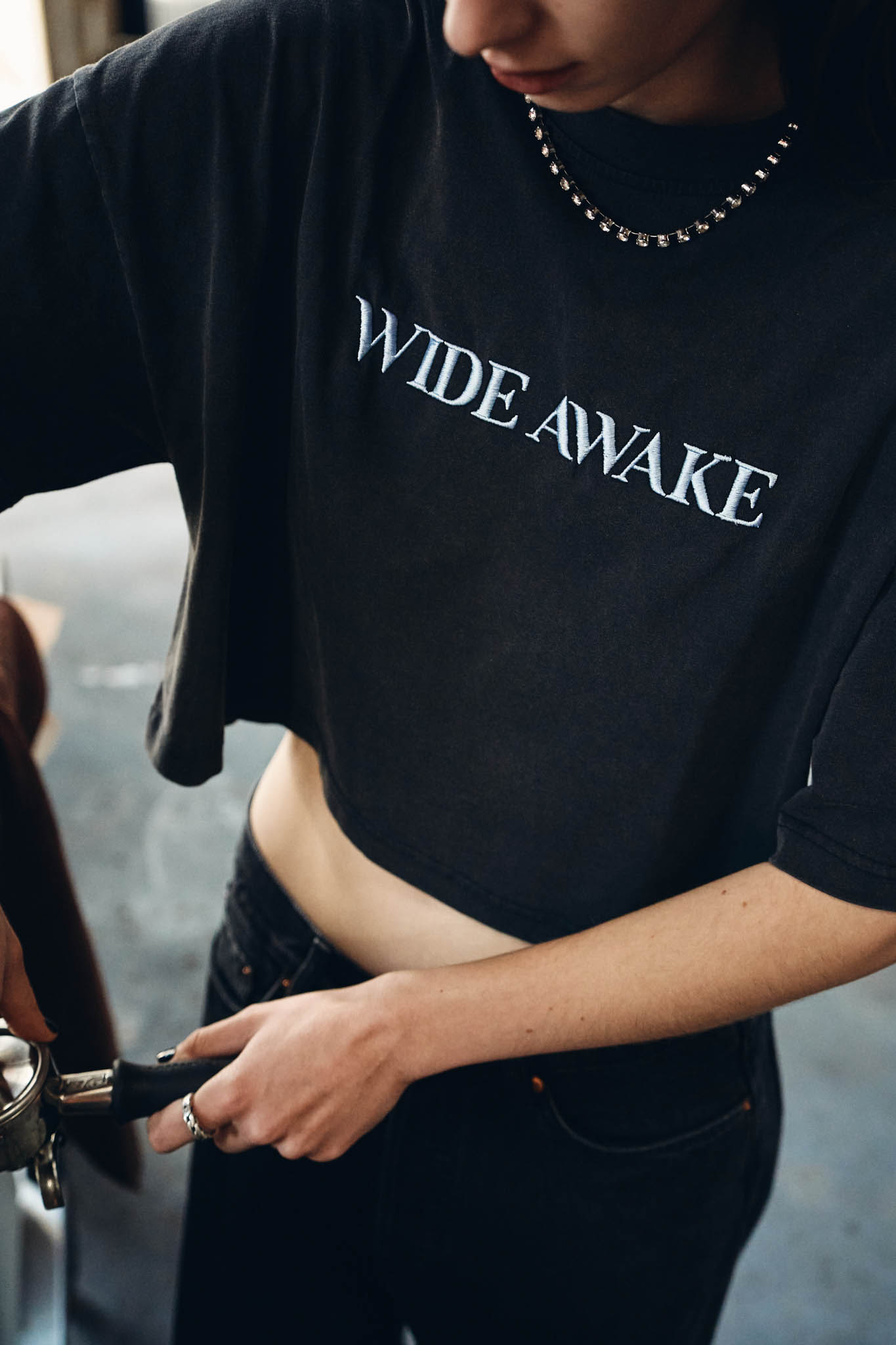 Barista Wear Crop Tee