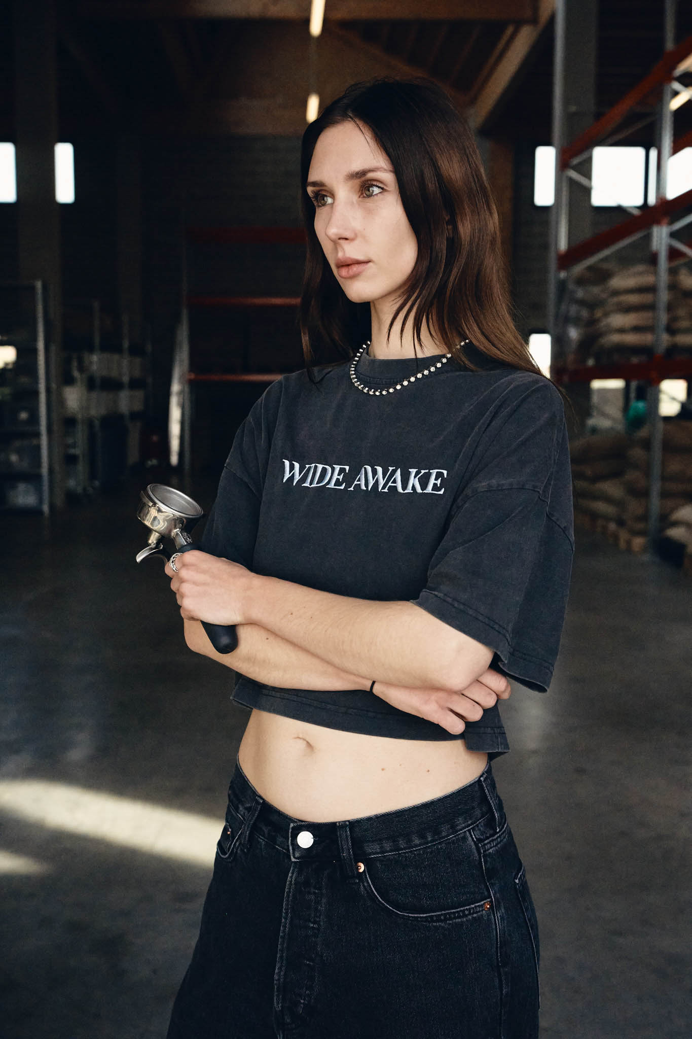Barista Wear Crop Tee